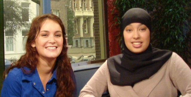 Marjolijn van Heemstra en Hanina Ajarai Marjolijn van Heemstra en Hanina Ajarai